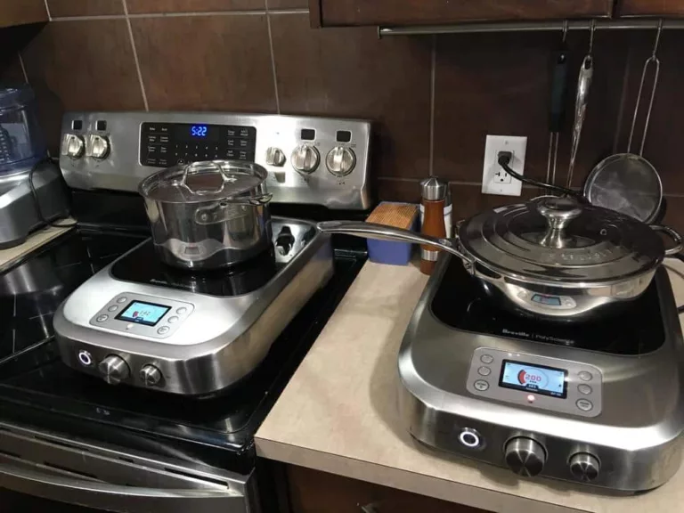 Two Breville PolyScience Control Freaks in use.