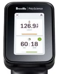breville polyscience hydropro touch screen.