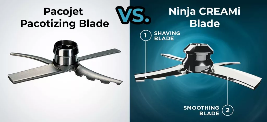 Pacojet vs. Ninja CREAMi blades