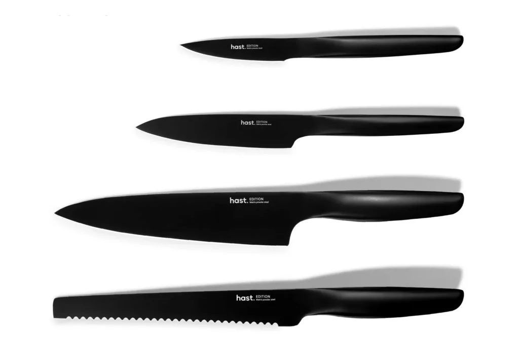 4 Piece Hast Knives.