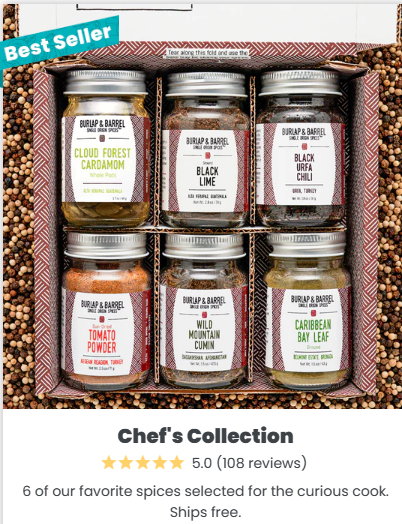 burlap and barrel chefs collection