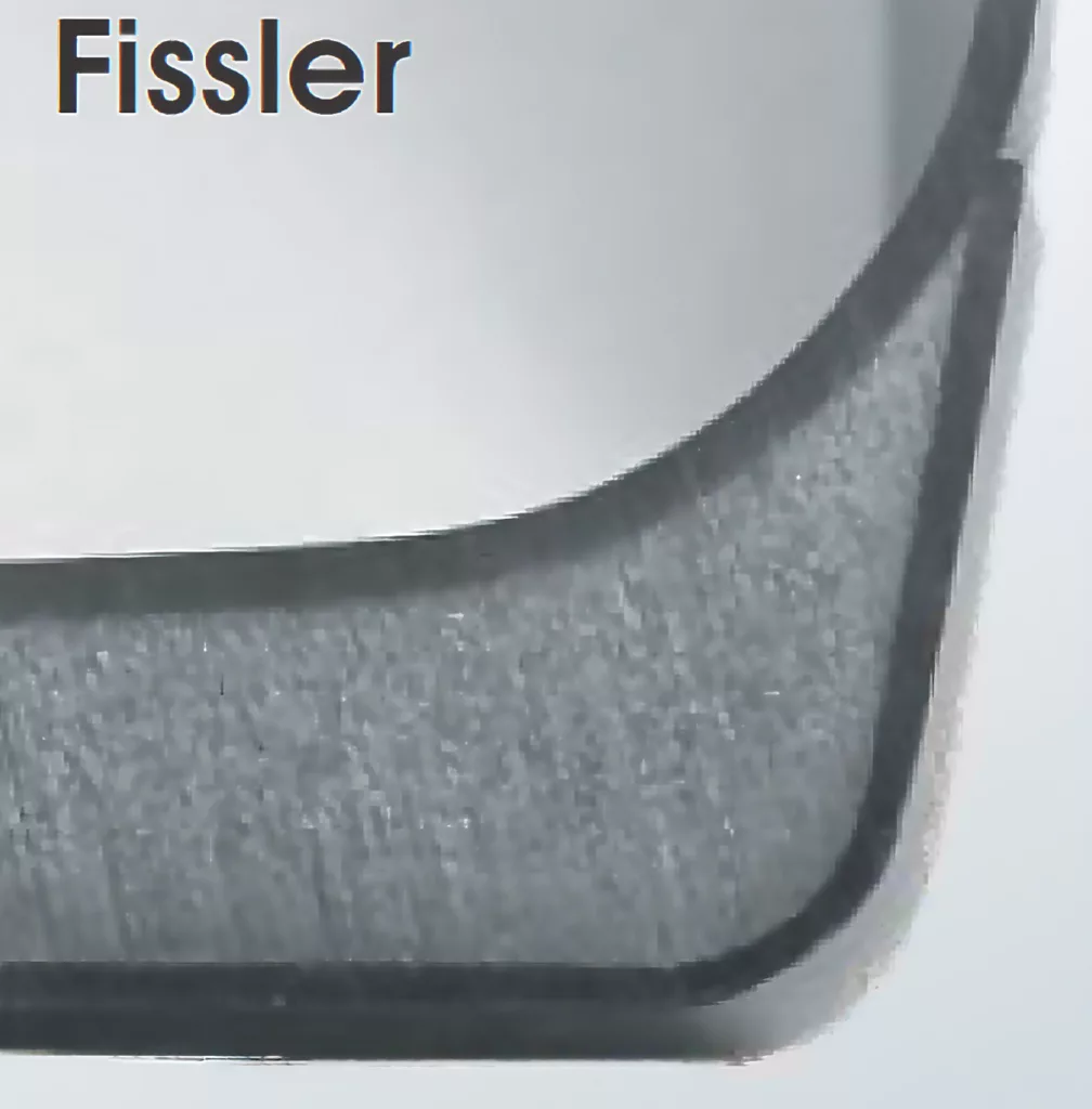 Cross section of the Fissler cookstar base.