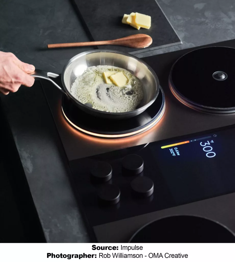 Impulse Labs induction cooktop.