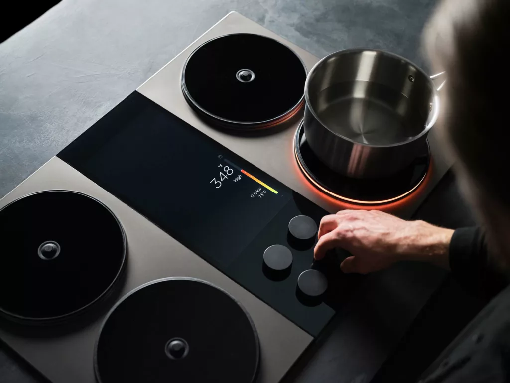 Precision control with Impulse Labs induction cooktop.