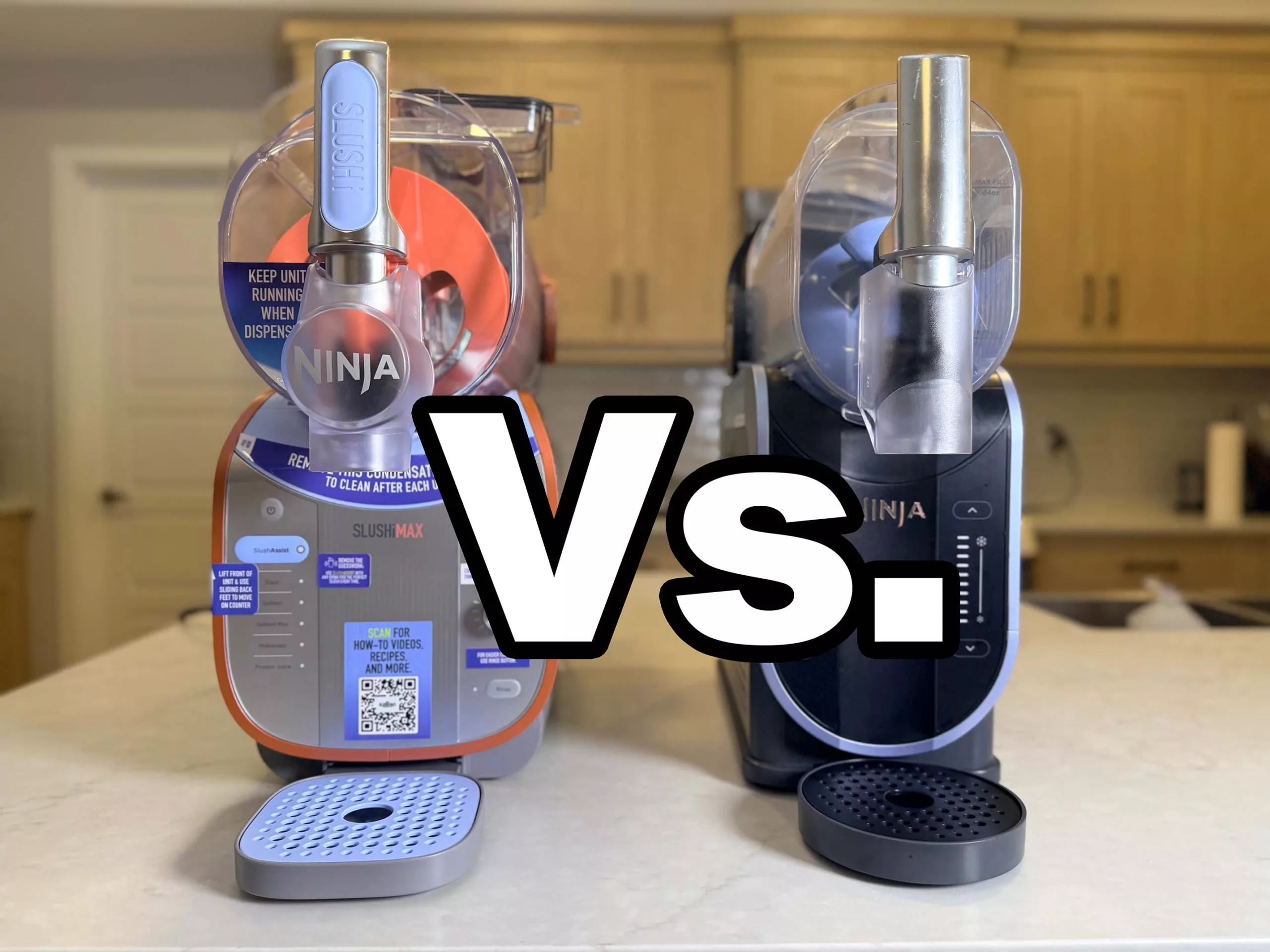 Ninja SLUSHi model capacity comparison chart